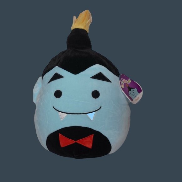 Halloween Squishmallows 12 in Drake the Blue Dracula With Hair New 2021 Plush - Picture 1 of 6